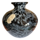 La Rochére marbled black and white ball vase, 20th century