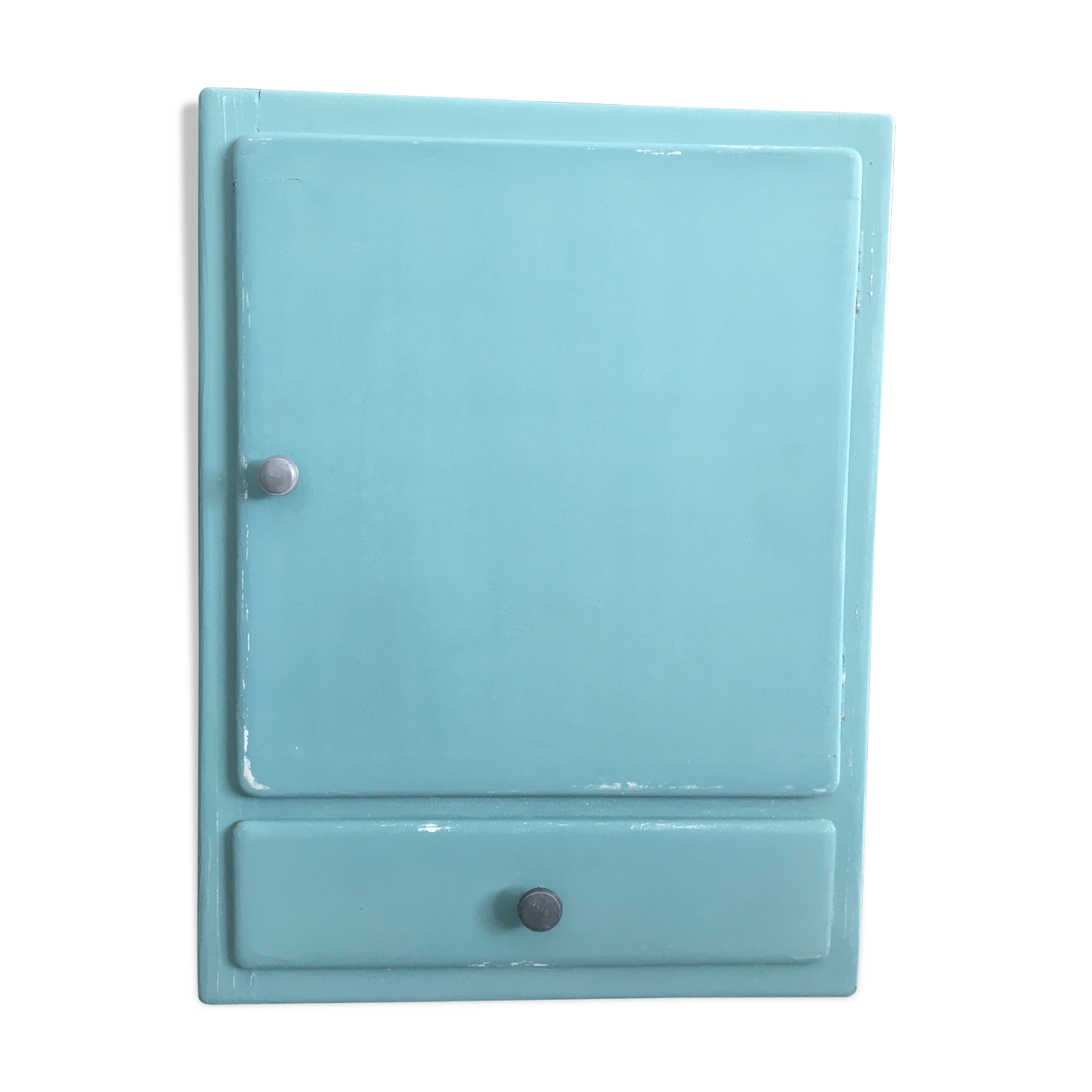 Almond green medicine cabinet