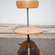 Chaise de bureau bois et métal