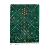 Modern Moroccan carpet green