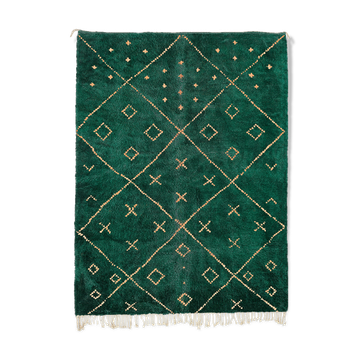 Modern Moroccan carpet green