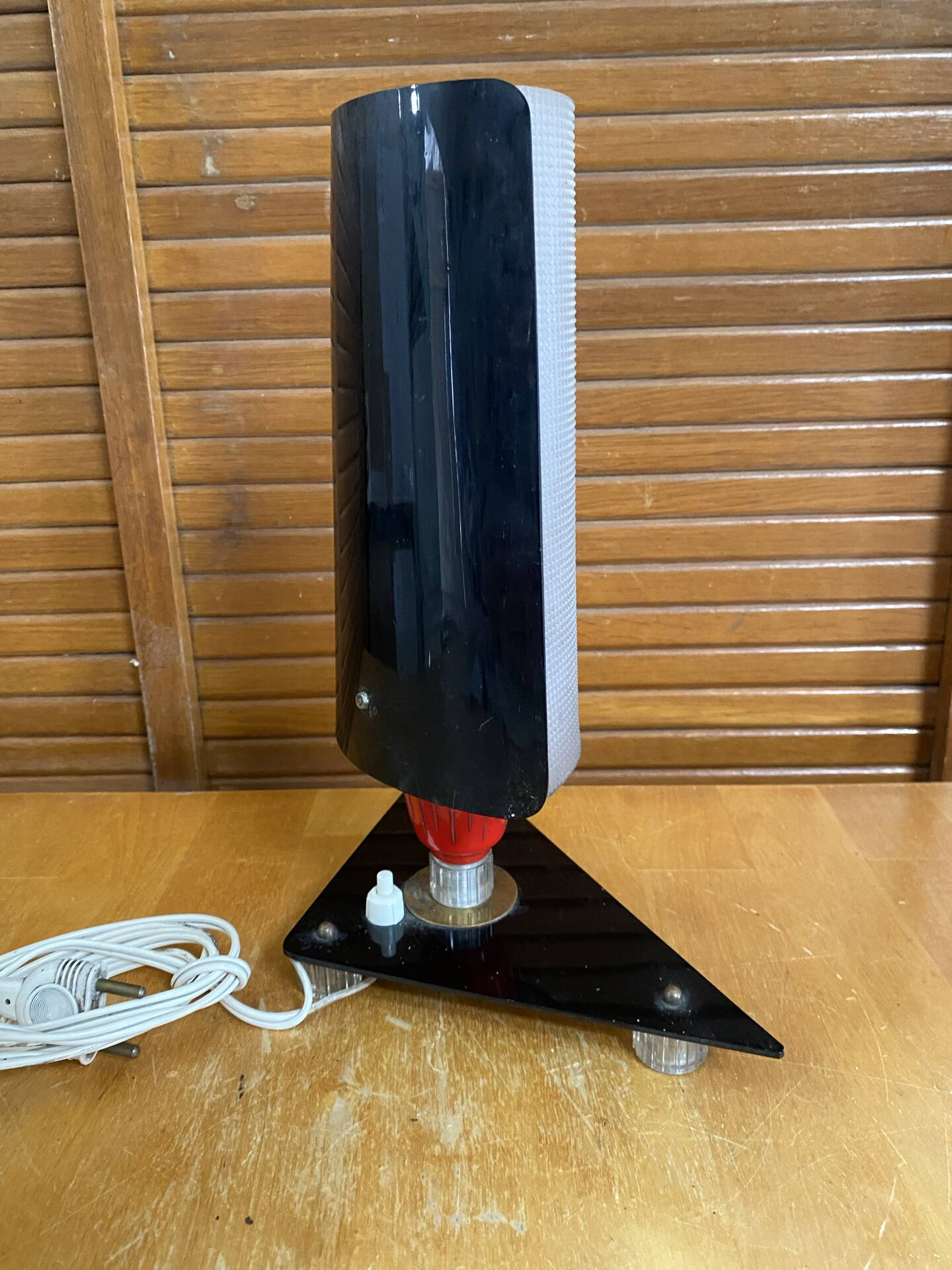 Rockabilly bedside lamp 50s design vintage plexiglass tripod