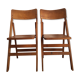 Folding baumann chair