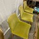 6 chaises scandinaves en velours vert, circa 1960