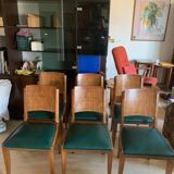 6 Art Deco style chairs