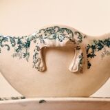Late 18th century St Amand gravy boat in iron earth