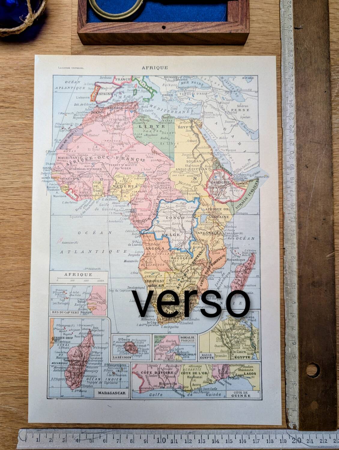 Printed in 1921, engravings of Africa.