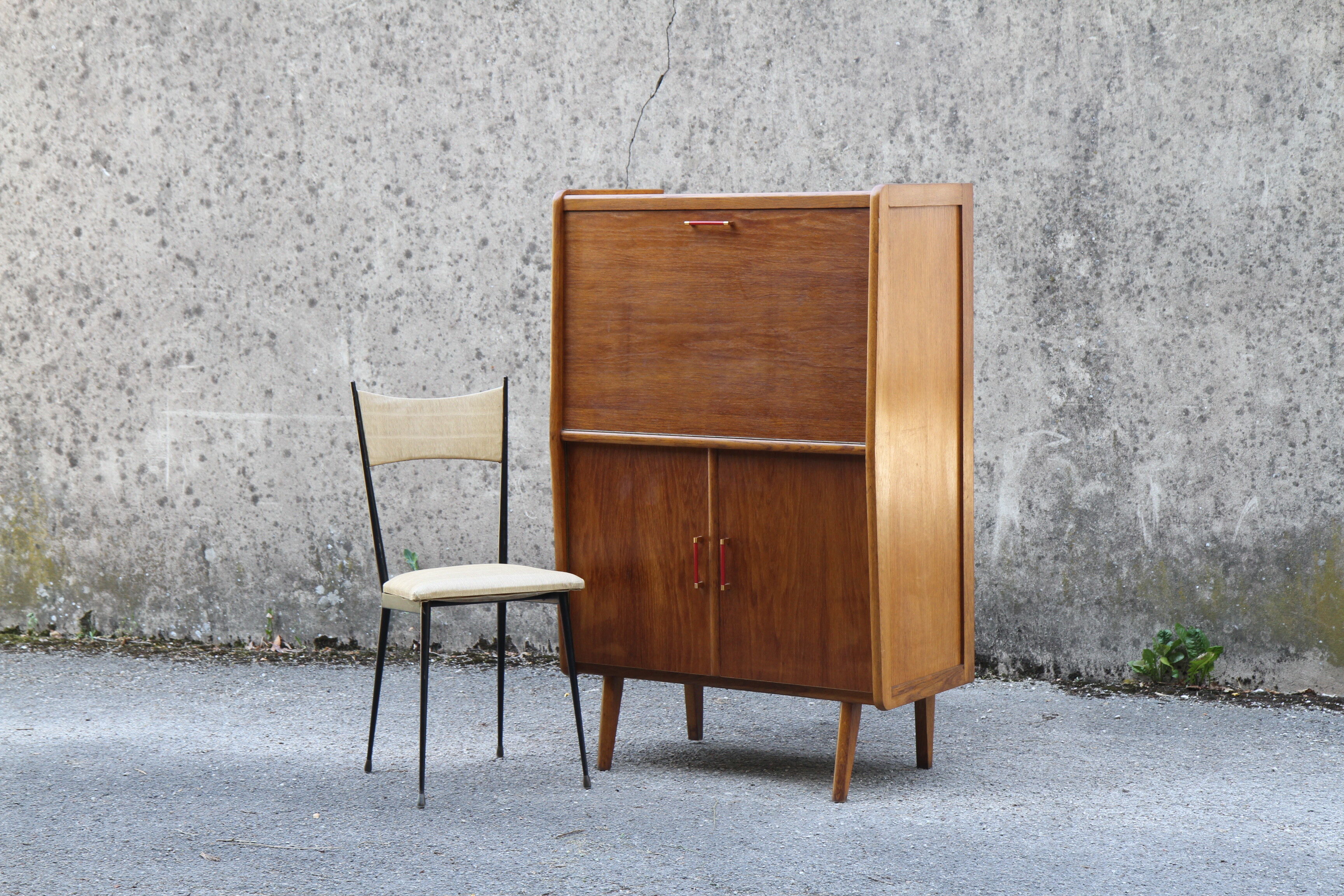 French vintage writing desk of the 1950s