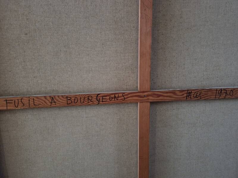 Jean Messagier (1920-1999) - Oil on canvas - Bud rifle