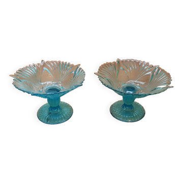 pair of vintage 70s fruit bowls