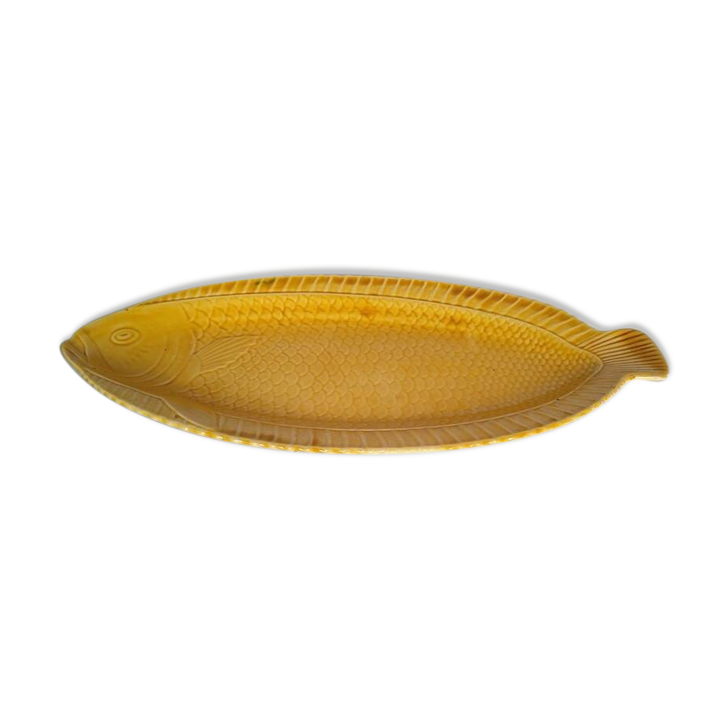 Sarreguemines fish dish vintage ep 1960