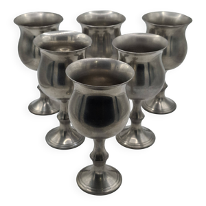 6 verres znglais, coupe