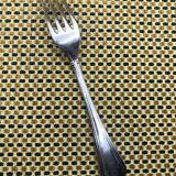 Christofle silver-plated dessert fork, Océana model