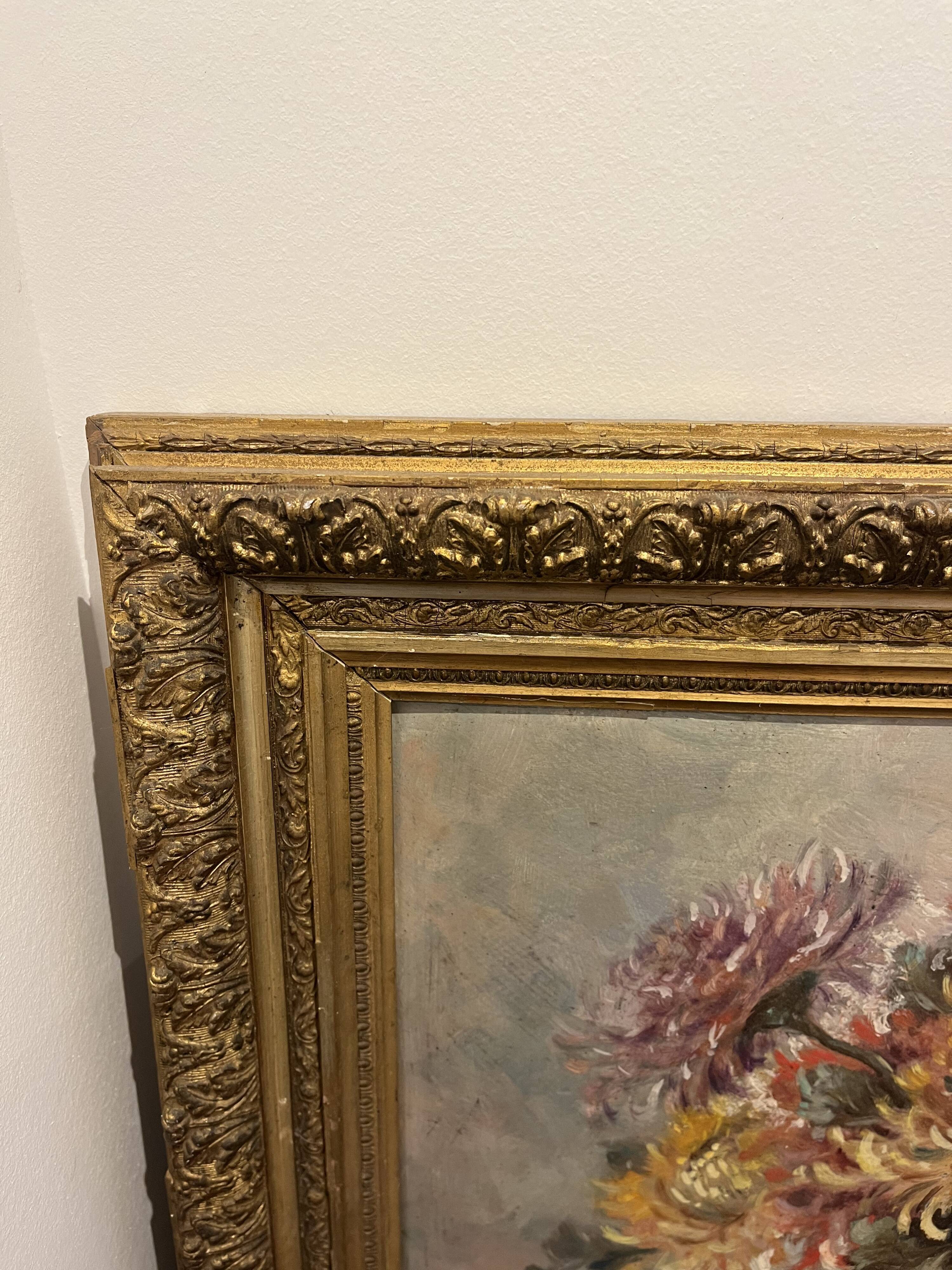 Painting flowers