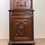 Cabinet bourguignon de style louis xiii en bois massif vers 1850-1880