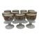 Service for Egg Cups Antique Grosvenor China Persian English Porcelain