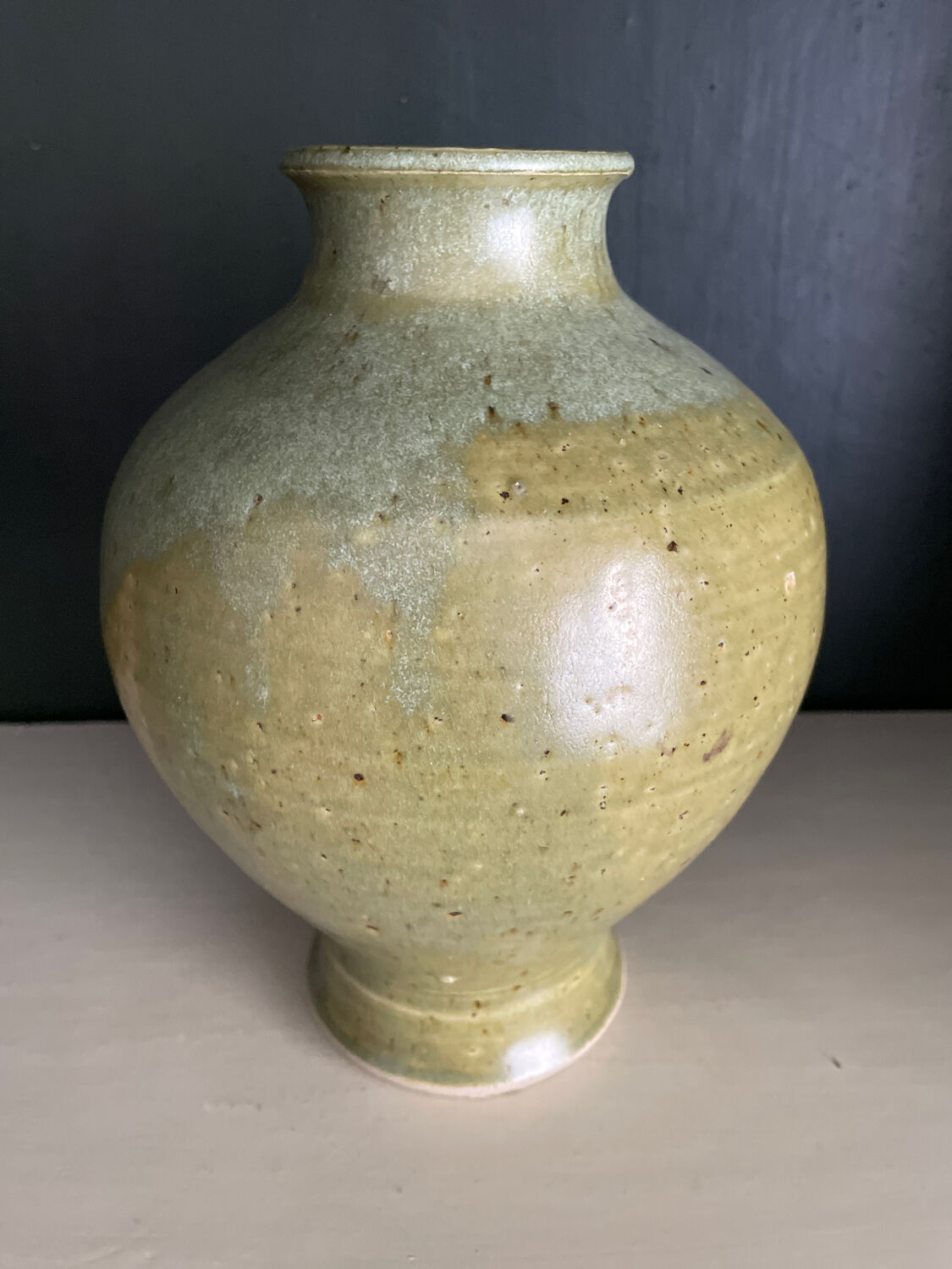 Vase vintage grès La Borne