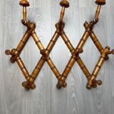 Wooden coat rack
