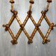 Wooden coat rack