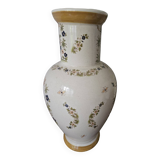 Moustier vase signed