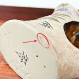 Vintage Vallauris Vase Atelier Tess - Handcrafted Thistle Decor