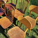 Set of 10 chairs Bistro