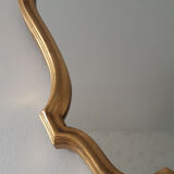 Old golden mirror.