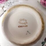 Coffee set 3 pieces Gien France Chinon model