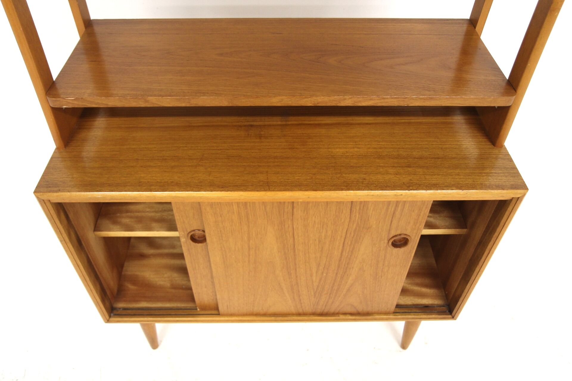 Bibliothèque scandinave en teck, Suède, 1960