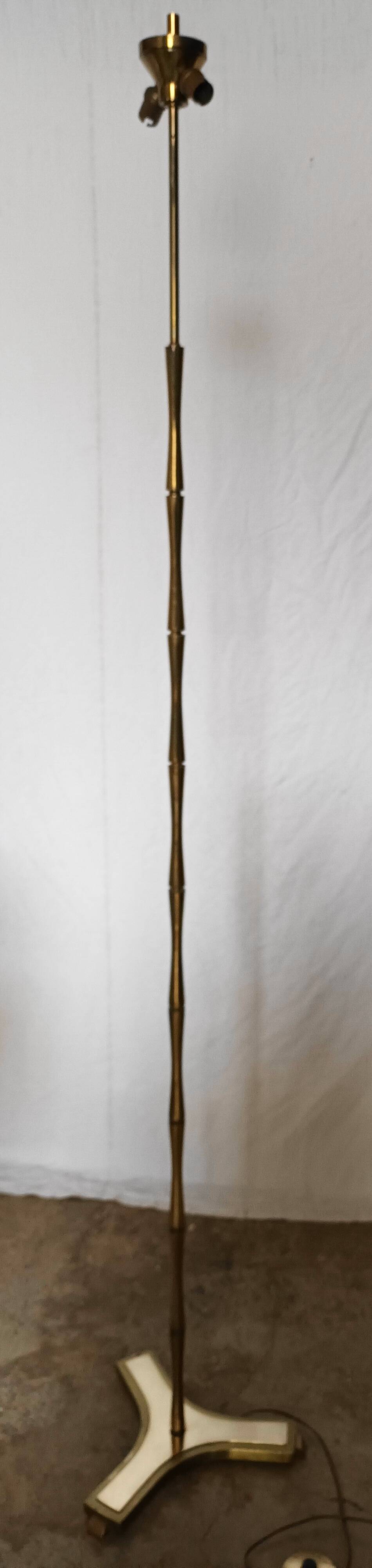 Lampadaire bambou des années 60