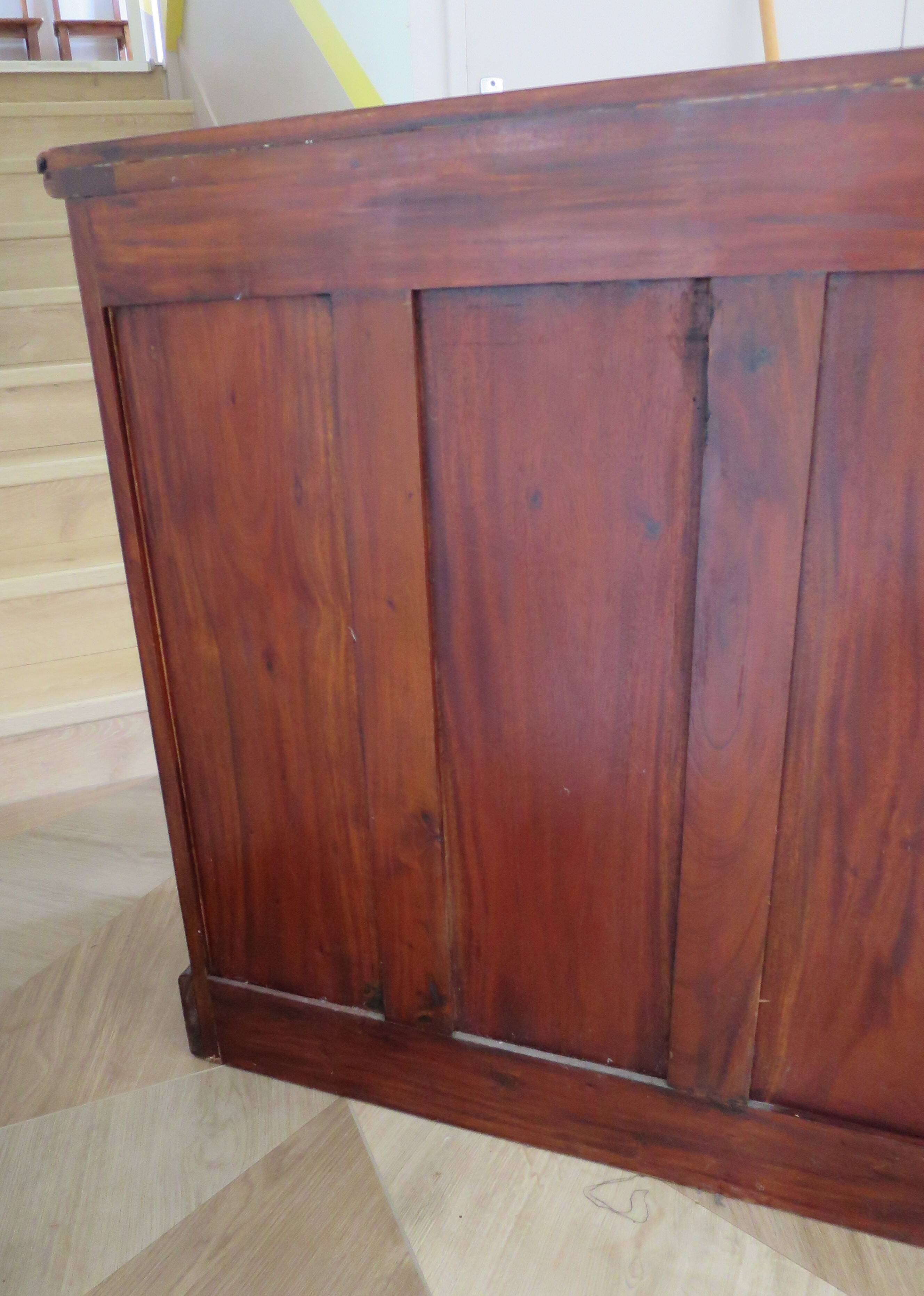 Rare mahogany buffet 2 doors-2 drawers - English style - Sideboard -Kareen Mausfield