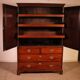 linen press en acajou du 18° siècle