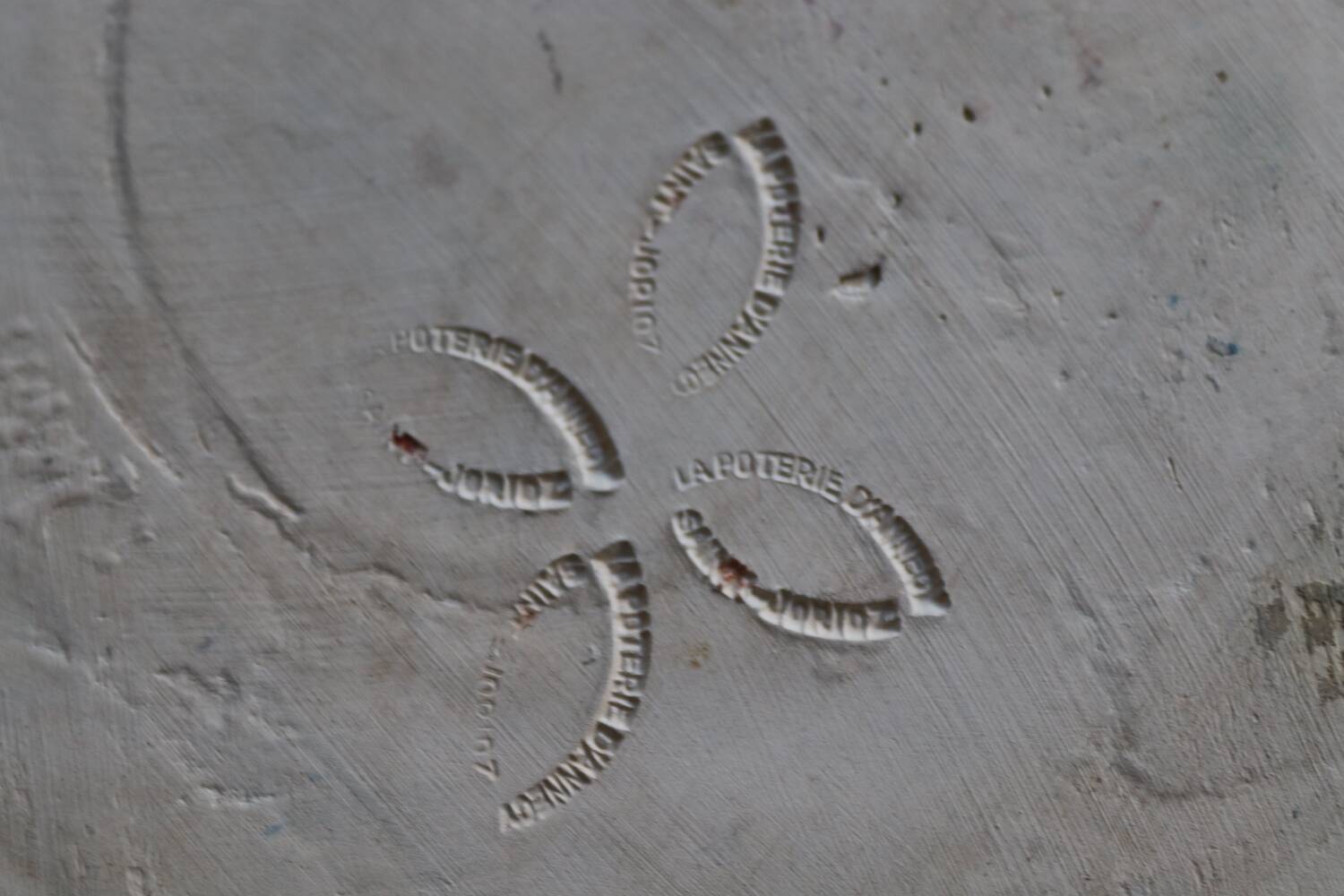 Annecy pottery table centerpiece trivet