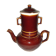 1940 brown ceramic teapot