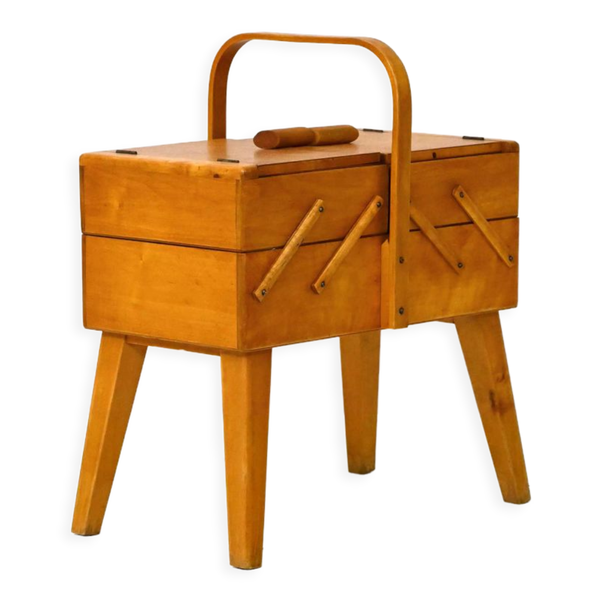 Scandinavian sewing basket