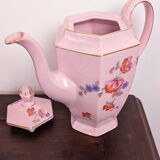 Epiag Czechoslovakia 27-piece art deco pink porcelain coffee set