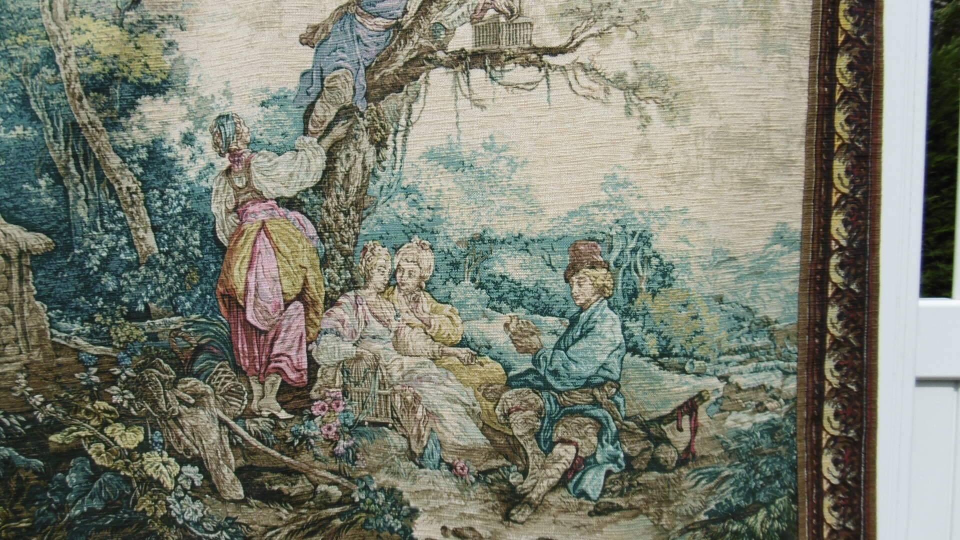 Tapestry the bird seller