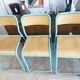 Set of 5 vintage high school/laboratory stools – 1980