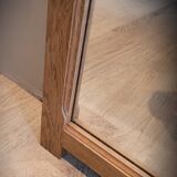 Wooden mustache mirror