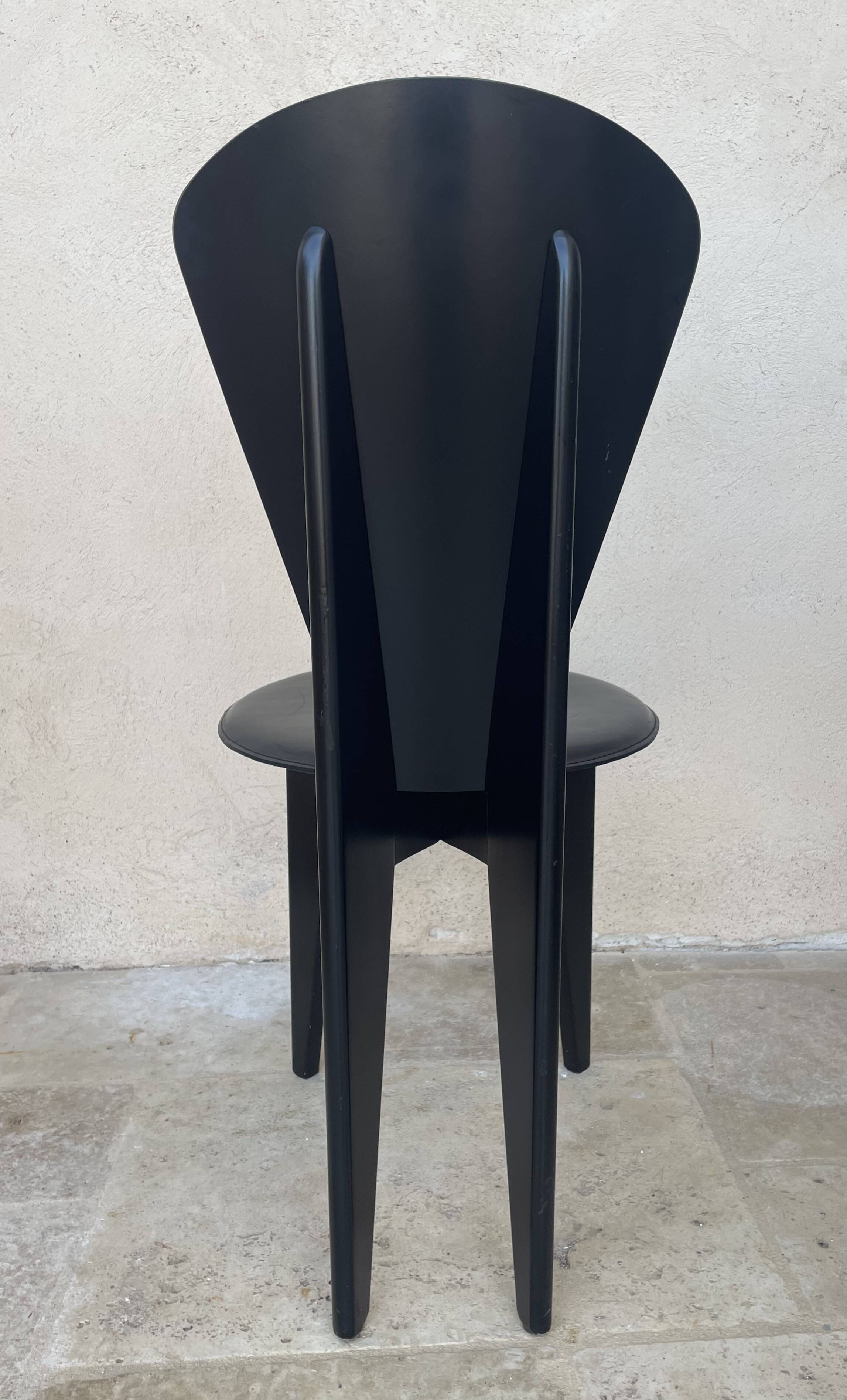 Pair of Calligaris chairs from the 1980s.
