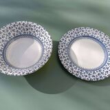 Set of 6 EIT English porcelain bowls and 6 plates