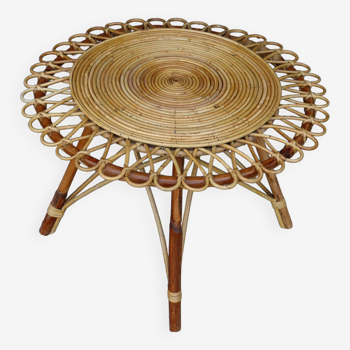 Rattan coffee table