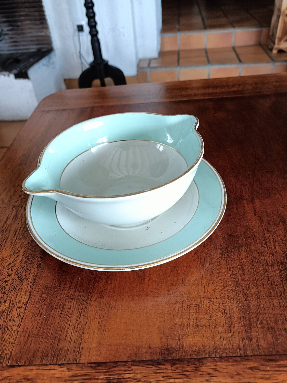 Vintage Lunéville Sauceboat