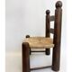 Brutalist chair by Charles Dudouyt