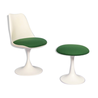 Tulip Chair by Pastoe with matching stool