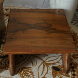 Pair of door artisanal plants in walnut