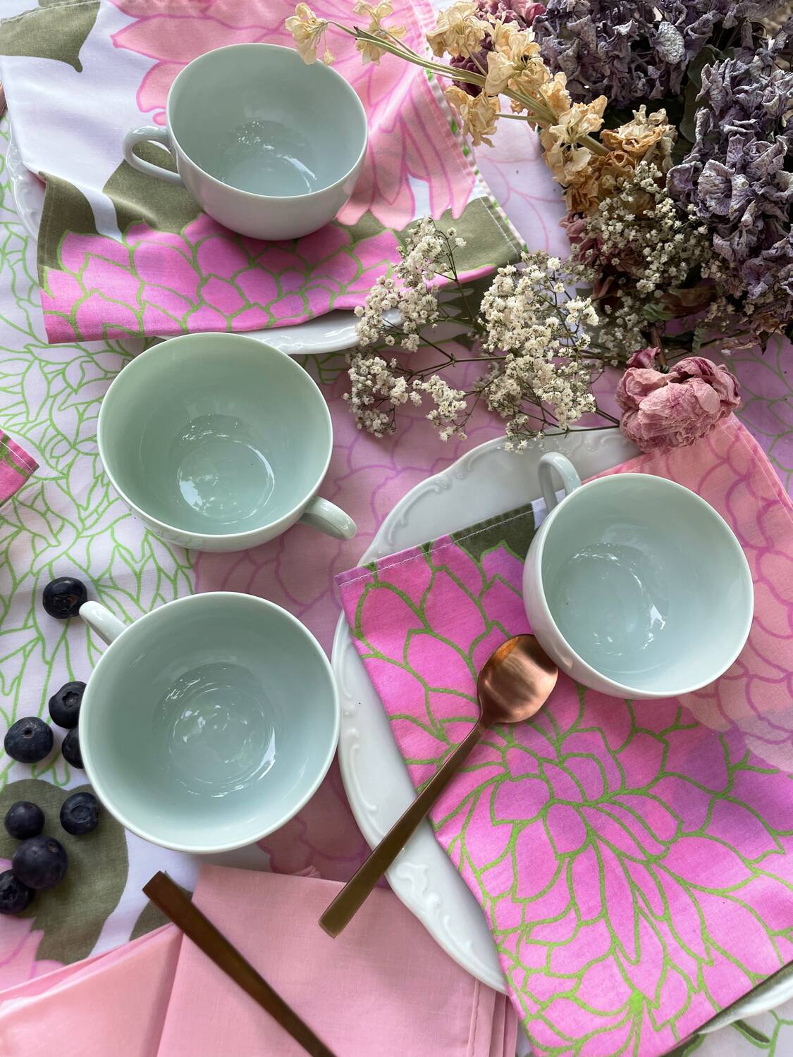 Cups Limoges porcelain