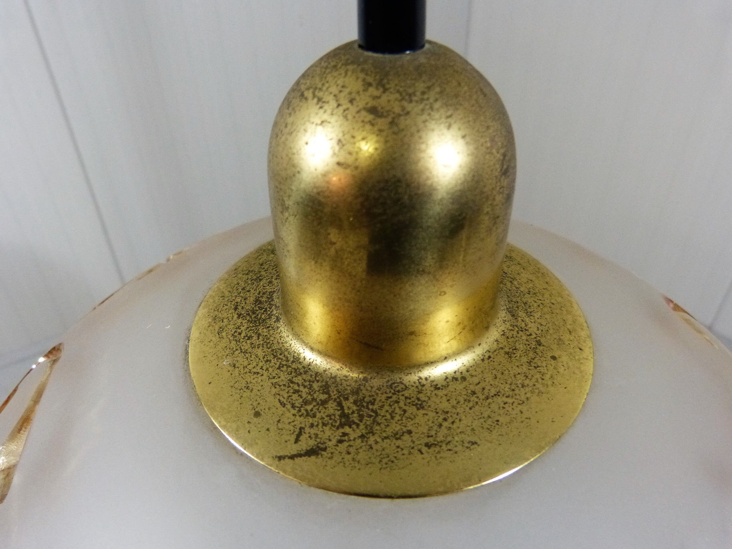 Peill & Putzler glass hanging lamp 1960-70’s