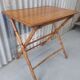Vintage bamboo folding table