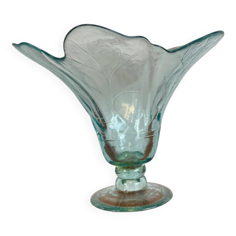 Large vintage glass cup